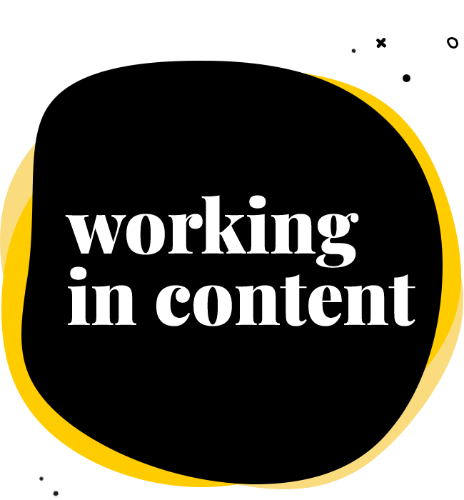 About us text logo